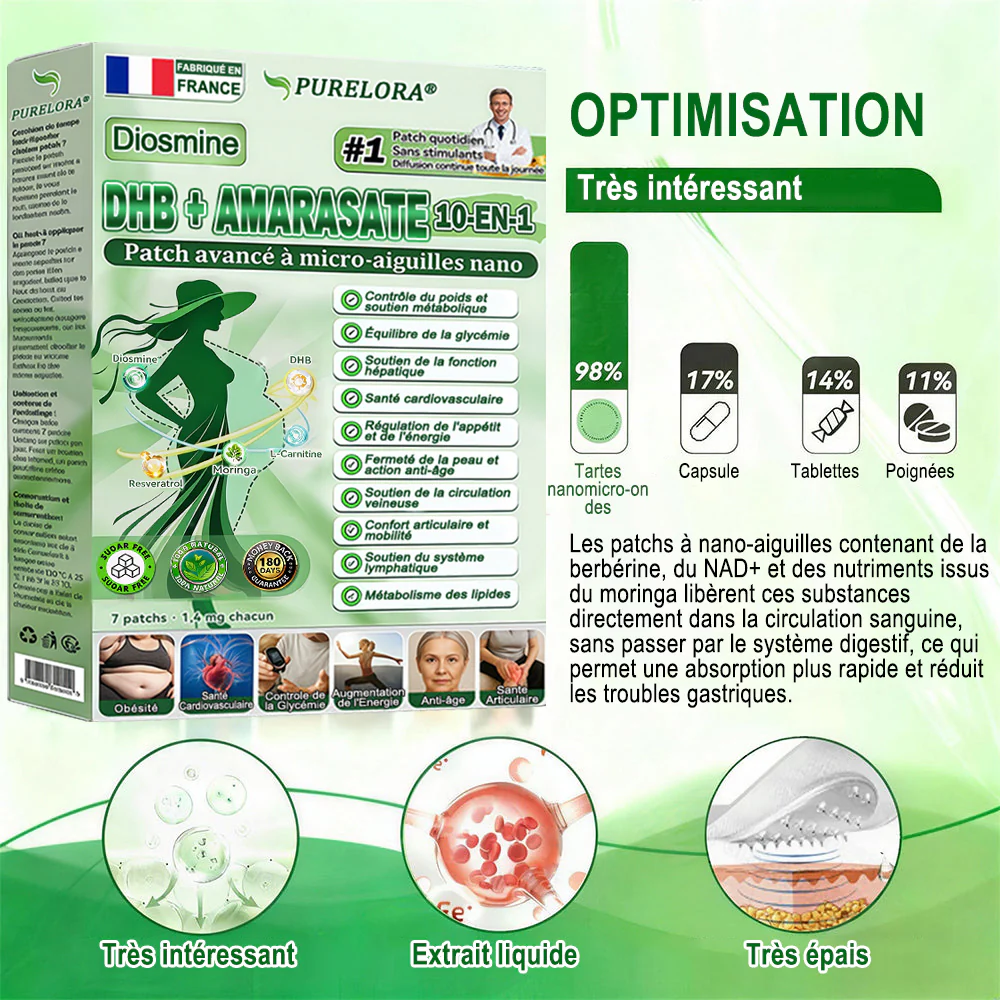 [𝗡𝗼𝘂𝘃𝗲𝗹𝗹𝗲 𝗙𝗼𝗿𝗺𝘂𝗹𝗲 𝗔𝗺é𝗹𝗶𝗼𝗿é𝗲] 🏆𝐏𝐮𝐫𝐞𝐥𝐨𝐫𝐚® 𝐌𝐞𝐭𝐚𝐛𝐨𝐥𝐢𝐜 𝐌𝐚𝐭𝐫𝐢𝐱 – 𝐏𝐚𝐭𝐜𝐡 𝐍𝐚𝐧𝐨 à 𝐌𝐢𝐜𝐫𝐨𝐧𝐞𝐞𝐝𝐥𝐞𝐬 𝟏𝟎-𝐞𝐧-𝟏 𝐃𝐇𝐁 + 𝐀𝐦𝐚𝐫𝐚𝐬𝐚𝐭𝐞 - Image 6